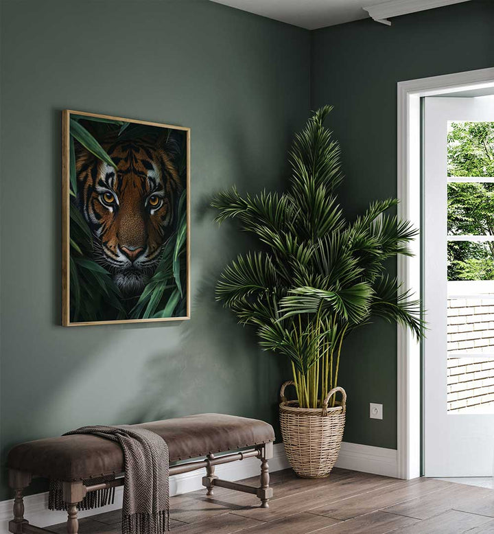 WILD TIGER I , ANIMAL PAINTINGS