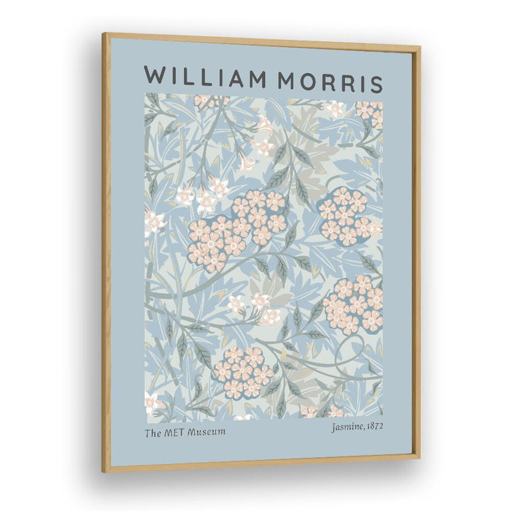 William Morris's Jasmine 1872 I Paul klees art painting Artwork in Oak Wood Plain Frame