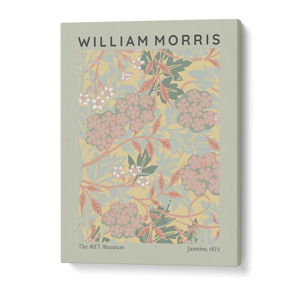 William Morris's Jasmine 1872 II William Morris's art painting Artwork in Gallery Wrap