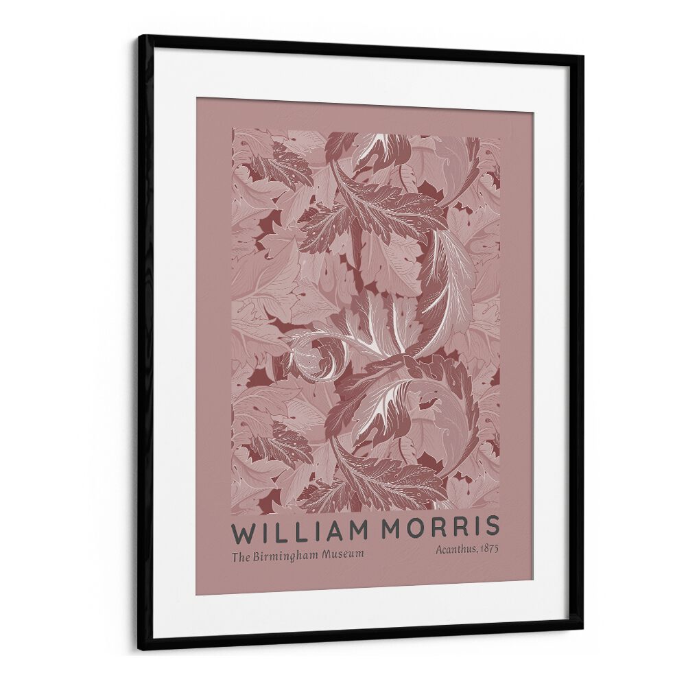 William Morris's Jasmine 1872 William Morris's art painting Artwork in Black Frame With Mount