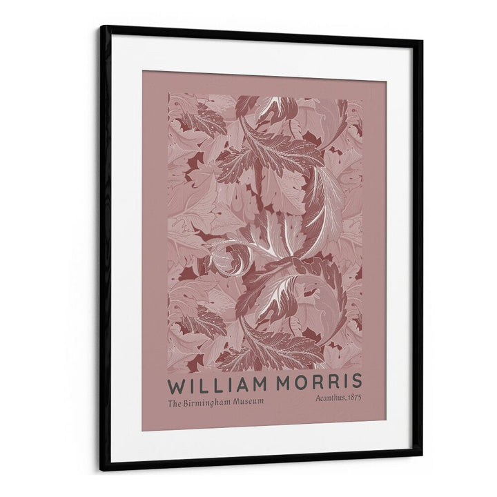 William Morris's Jasmine 1872 William Morris's art painting Artwork in Black Frame With Mount