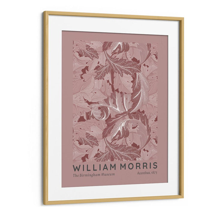 William Morris's Jasmine 1872 William Morris's art painting Artwork in Oak Wood Frame With Mount