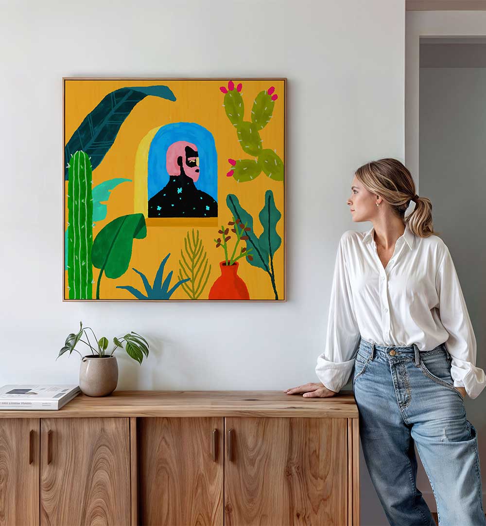 WINDOW DAYDREAM , PORTRAITS & FIGURATIVE ILLUSTRATIONS