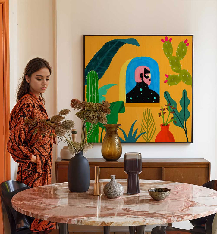 WINDOW DAYDREAM , PORTRAITS & FIGURATIVE ILLUSTRATIONS