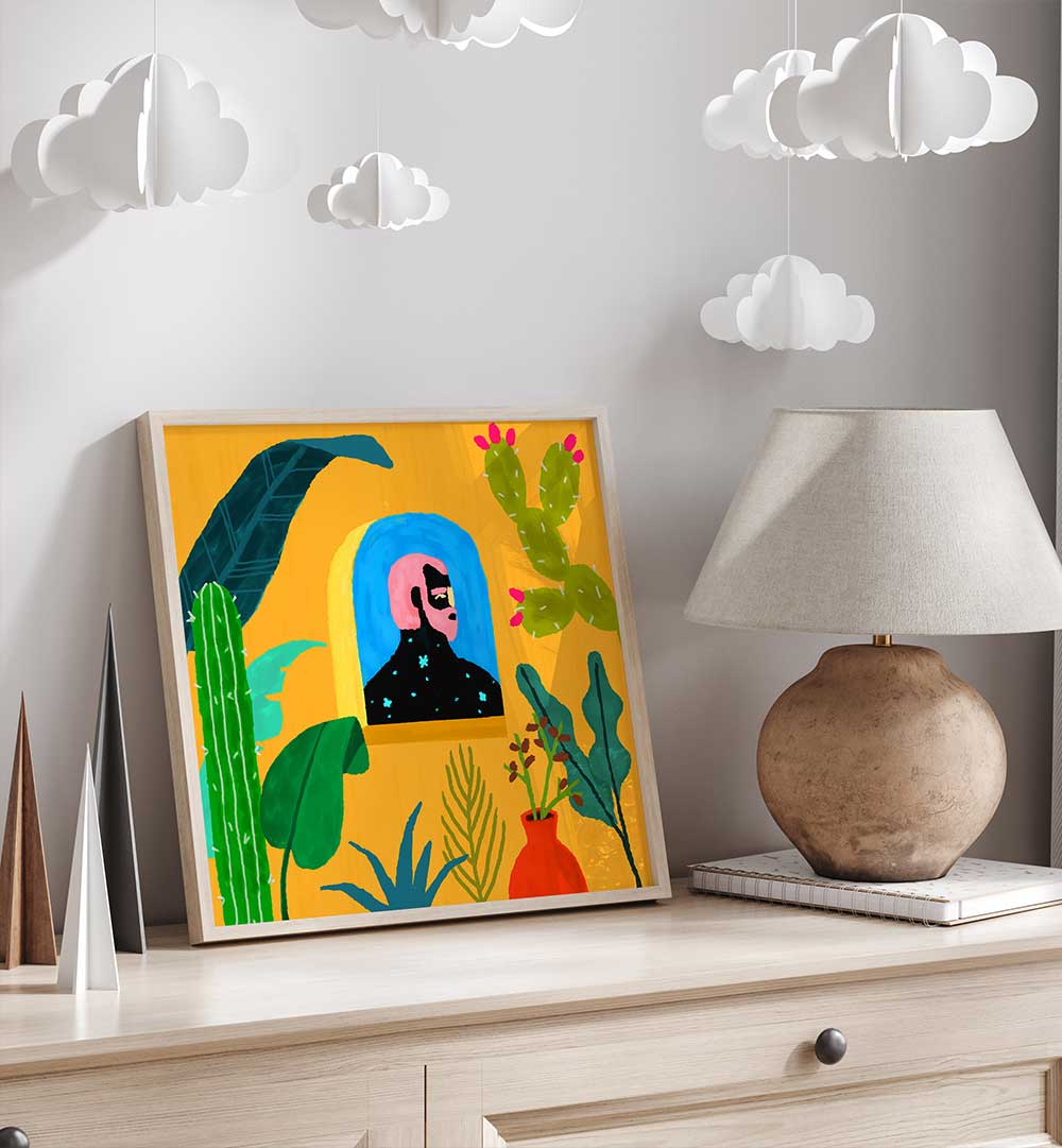 WINDOW DAYDREAM , PORTRAITS & FIGURATIVE ILLUSTRATIONS