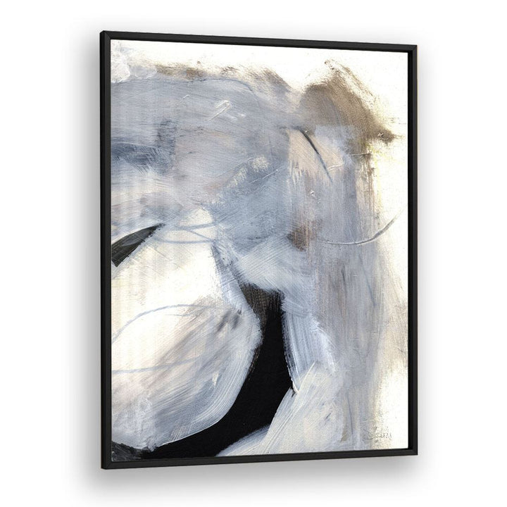 Windy By Dan Hob day Abstract Art Artwork in Black Plain Frame