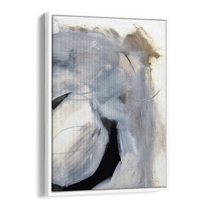 Windy By Dan Hob day Abstract Art Artwork  in White Floater Frame
