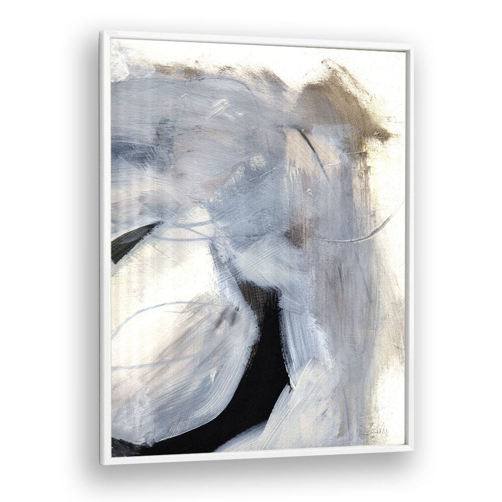 Windy By Dan Hob day Abstract ArtArtwork in White Plain Frame