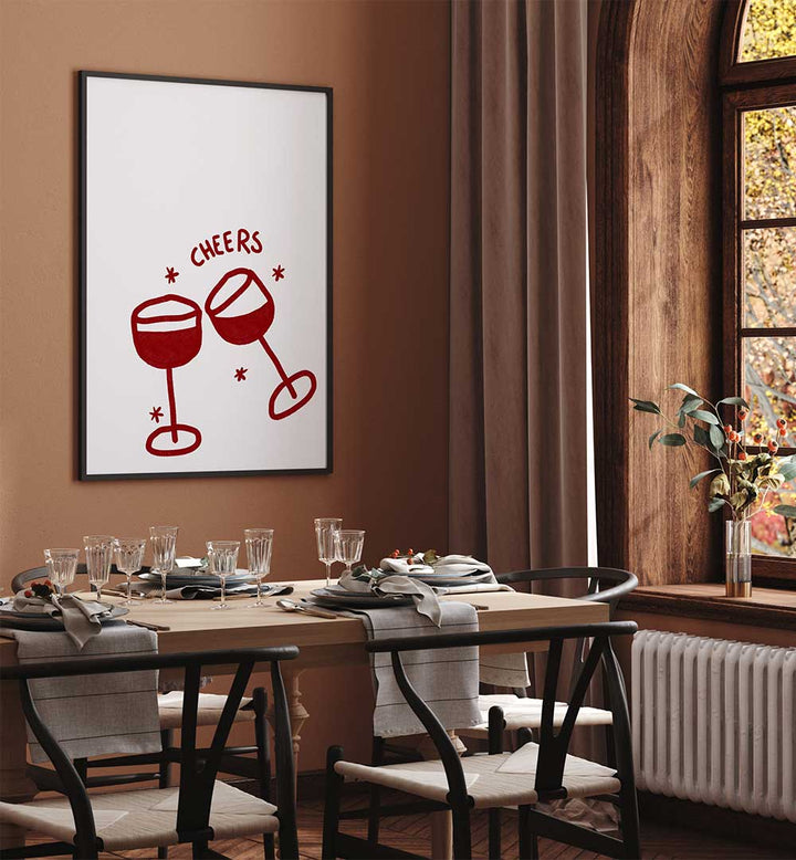 WINE GLASS CELEBRATION , BAR & CAFE ART