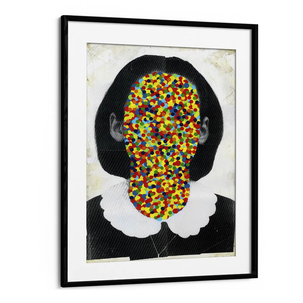 Winona Pop Art Artwork in Black Frame With Mount