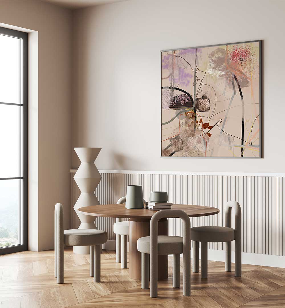 Transform your space with WINTER GARDEN, ABSTRACT PAINTINGS, featuring vibrant colors and natural-inspired art.