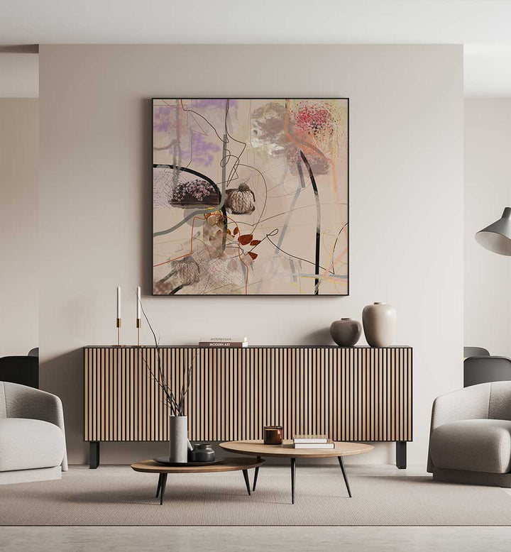Winter Garden, Abstract Paintings enhance home decor with vibrant colors and stunning abstract design.