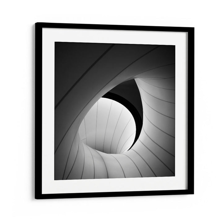 WINTON GALLERY CEILING LANDSCAPE PHOTOGRAPHY in Black Frame With Mount