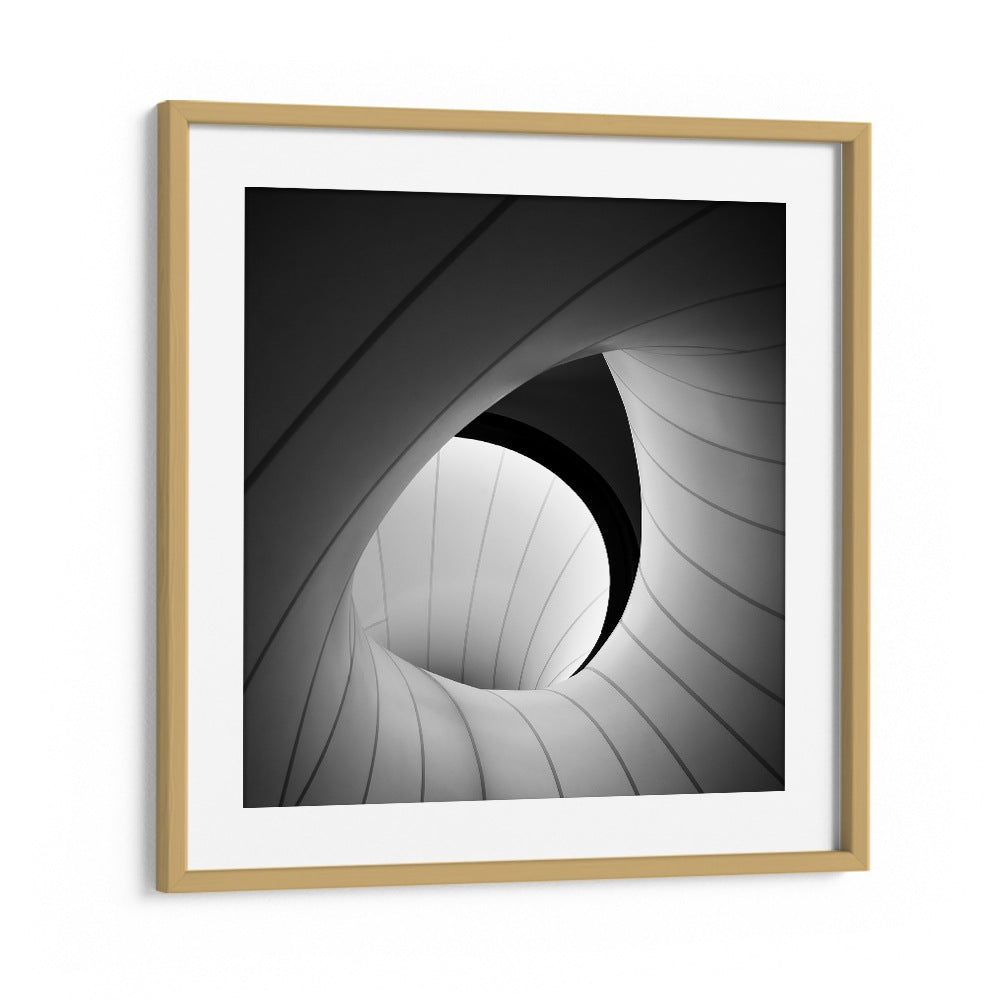 WINTON GALLERY CEILING LANDSCAPE PHOTOGRAPHY in Oak Wood Frame With Mount