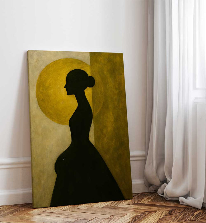 WOMAN BEFORE THE SUN , EXPRESSIONISM PAINTINGS