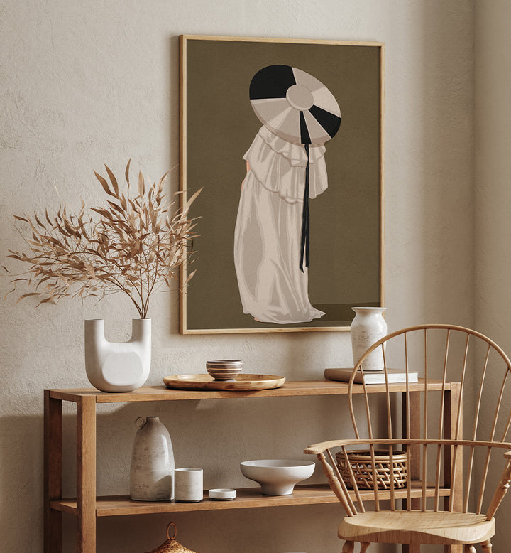 WOMAN IN ELEGANT HAT