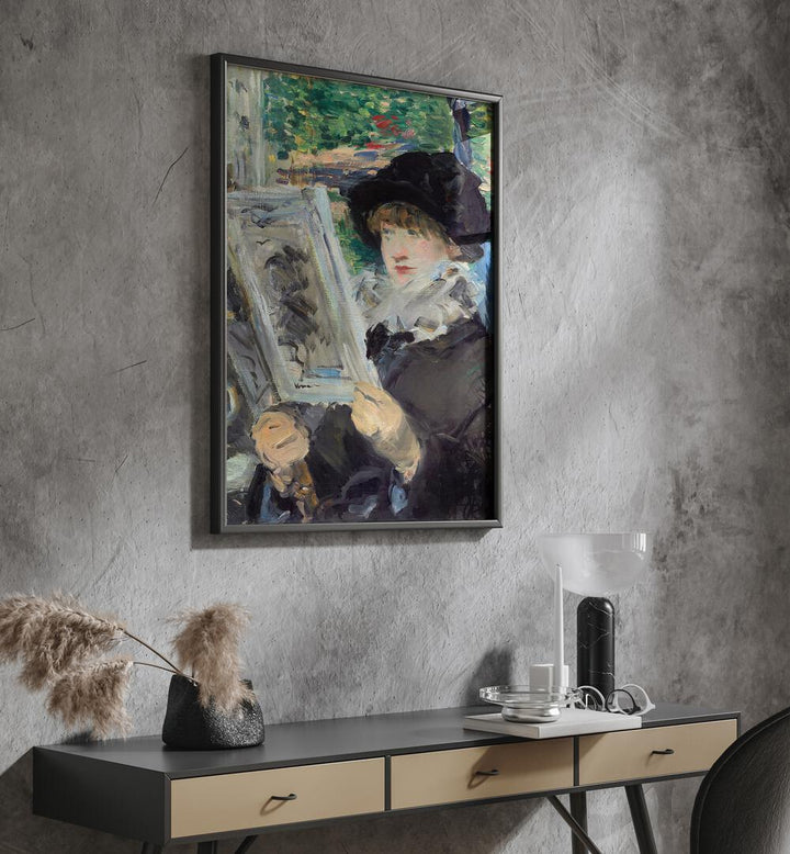 WOMAN READING  , VINTAGE PAINTINGS