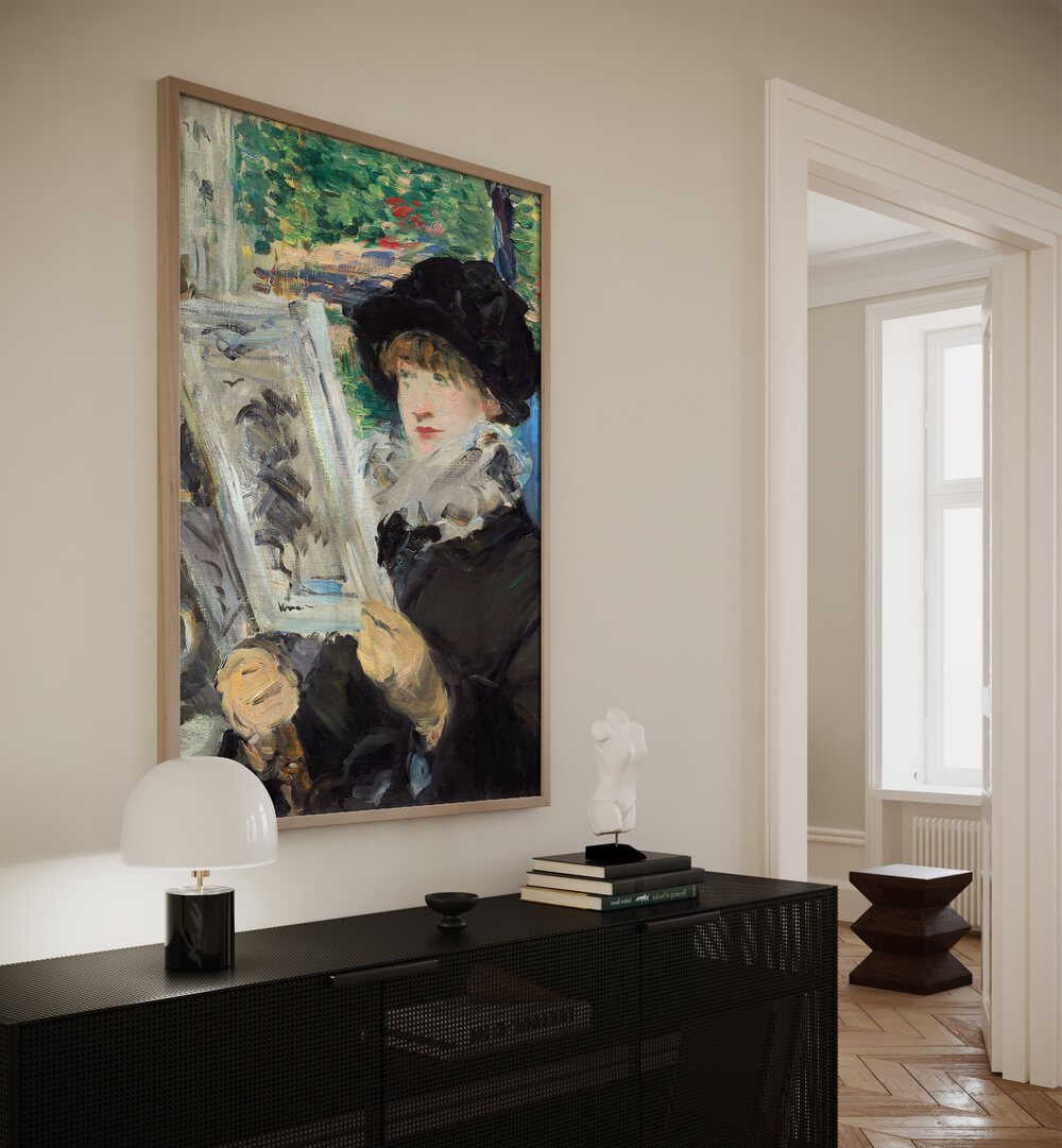 WOMAN READING  , VINTAGE PAINTINGS