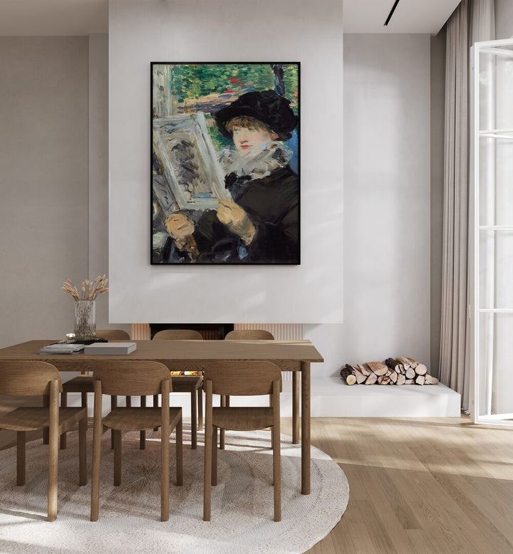 WOMAN READING  , VINTAGE PAINTINGS