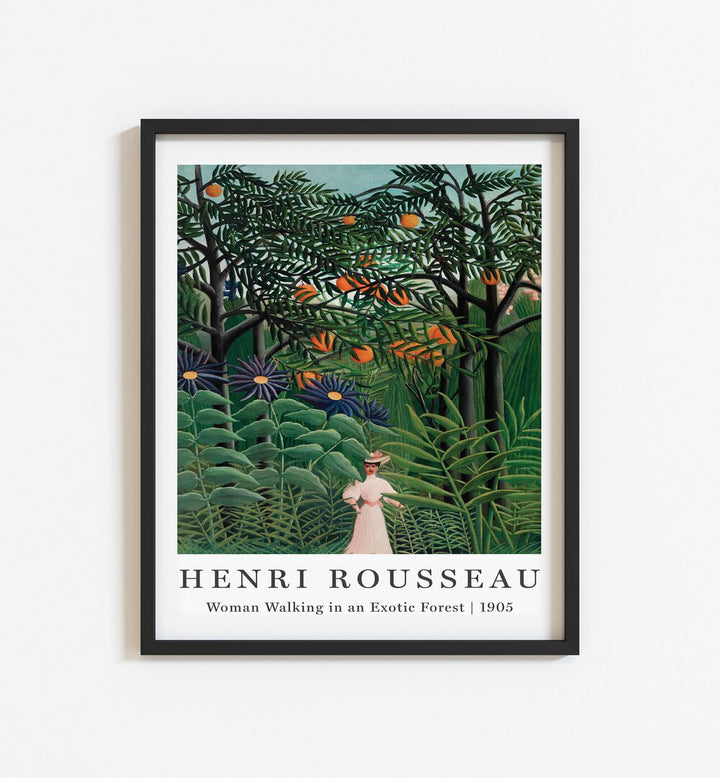 WOMEN WALKING IN AN EXOTIC FOREST (1905) II , VINTAGE PAINTINGS