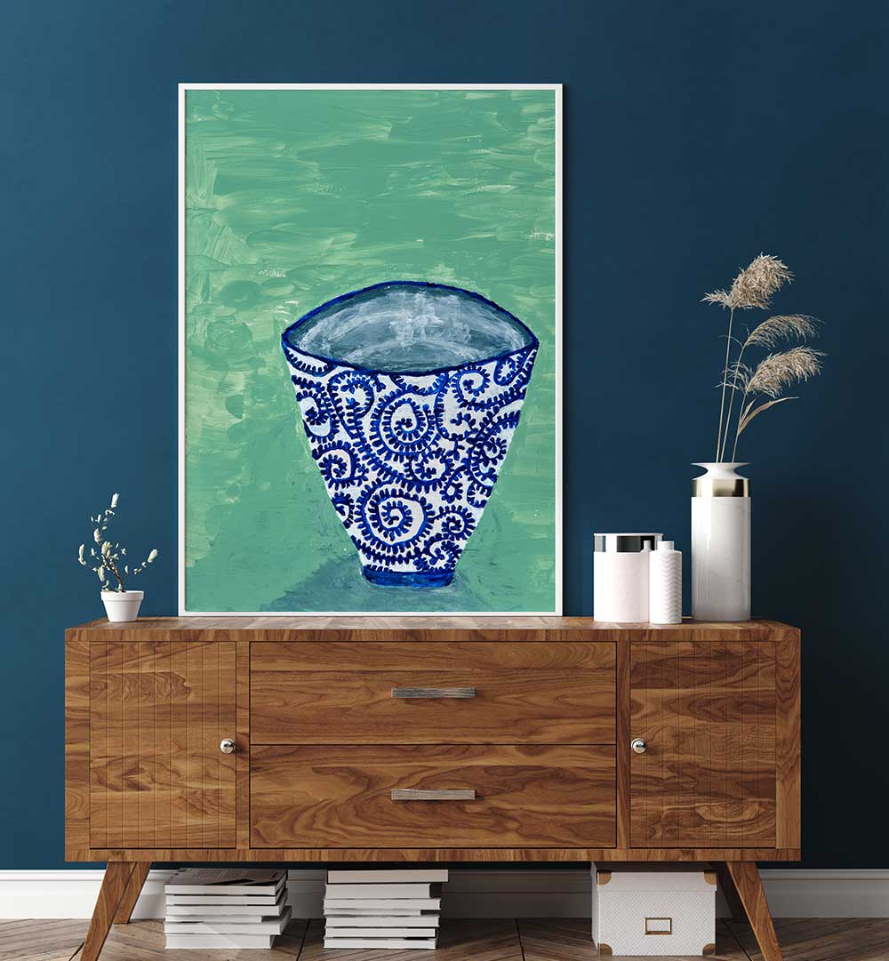 Brighten your space with WONKY BOWL, KITCHEN POSTERS, showcasing unique designs celebrating culinary art.