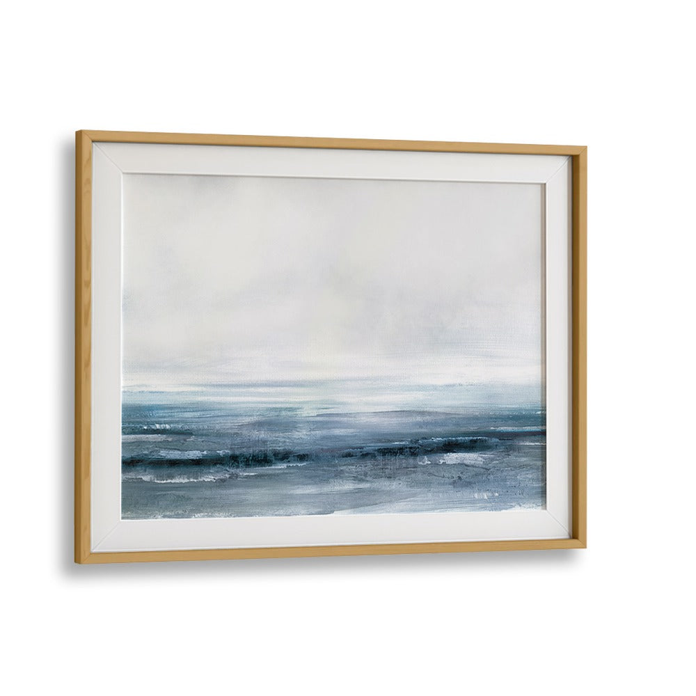 Water By Dan Hobday Abstract Art Abstract Paintings in Oak Wood Frame With Mount