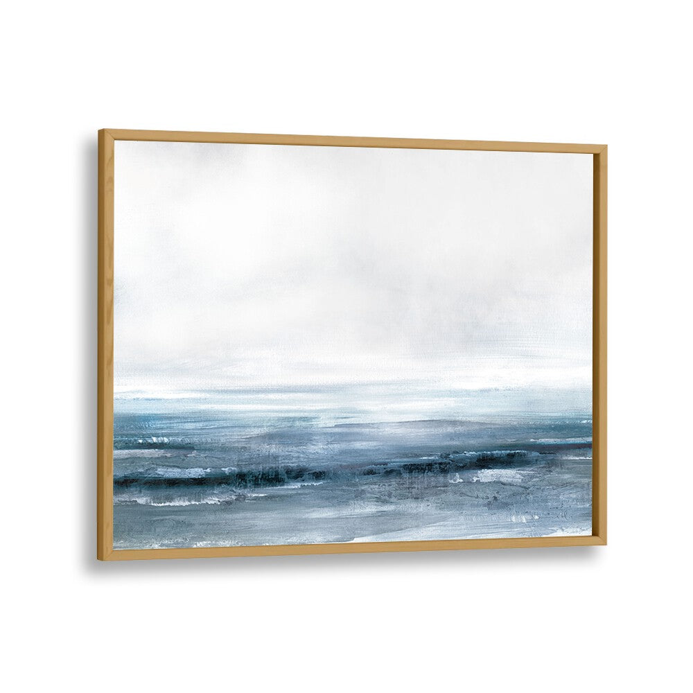 Water By Dan Hobday Abstract Art Abstract Paintings in Oak Wood Plain Frame