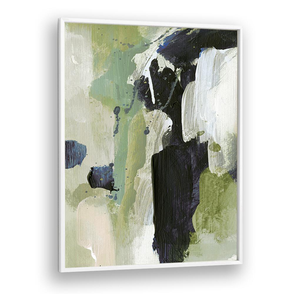 Waterfall By Dan Hobday Abstract Art Abstract Paintings in White Plain Frame