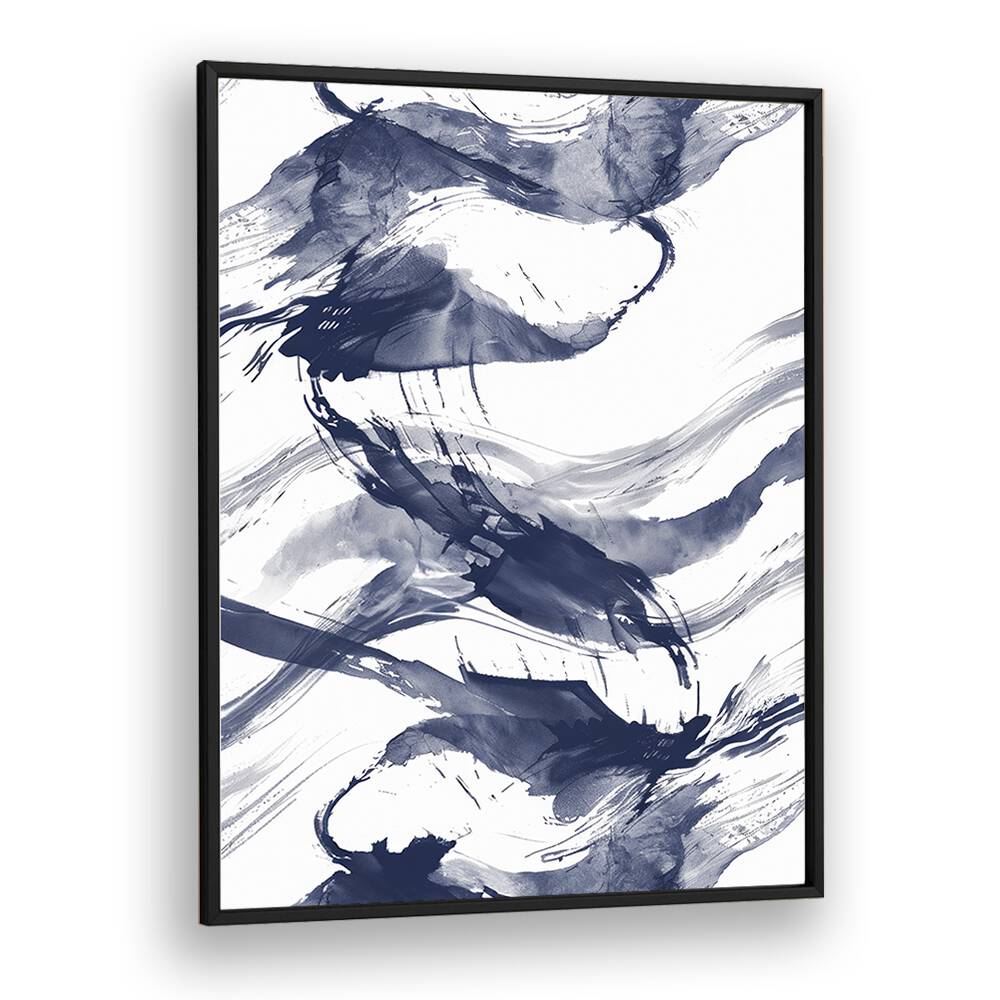 Wave Wander II Beach Prints in Black Plain Frame