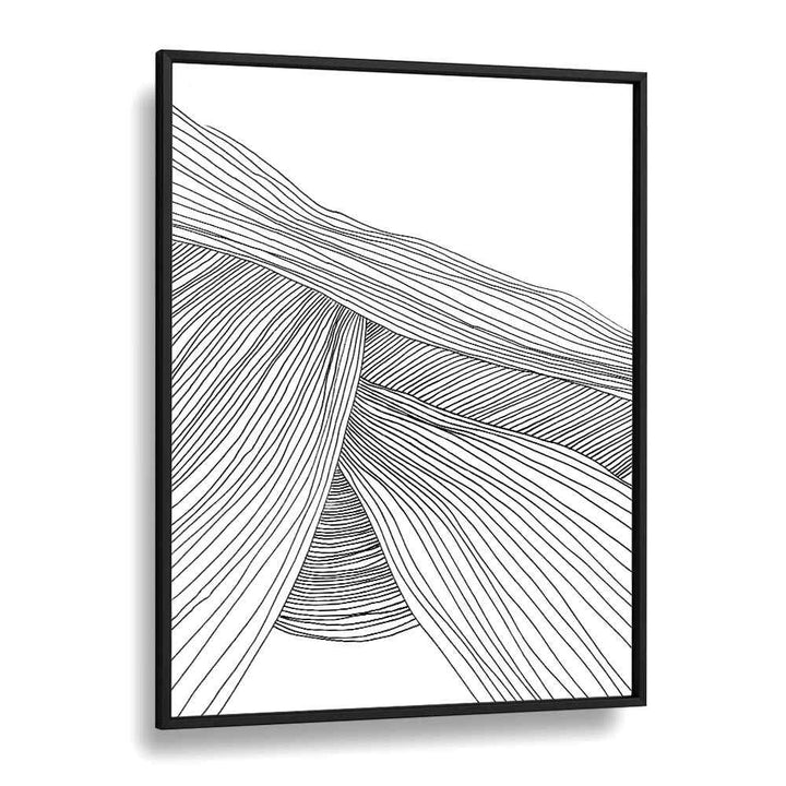 Waves By Dan Hobday Abstract Art Abstract Paintings in Black Plain Frame