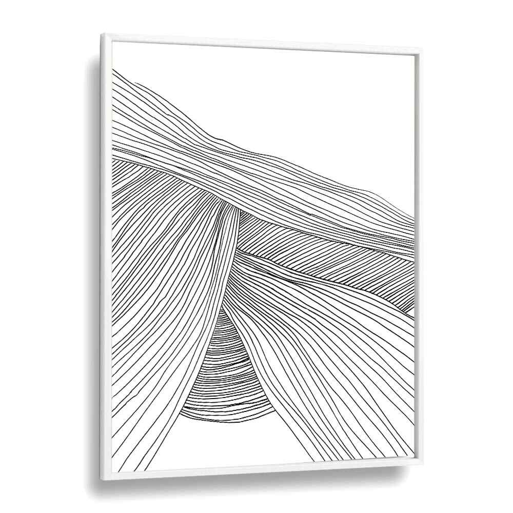 Waves By Dan Hobday Abstract Art Abstract Paintings in White Plain Frame