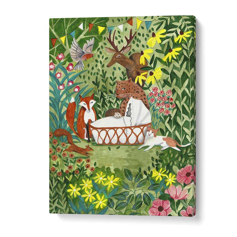 Welcome To The Forest By Caroline Bonne Muller Kids Room Paintings in Gallery Wrap