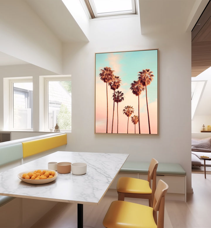 Stylish WESTWOOD PALM TREES, BEACH PAINTINGS enhance your space with tropical vibes by Philippe HUGONNARD.