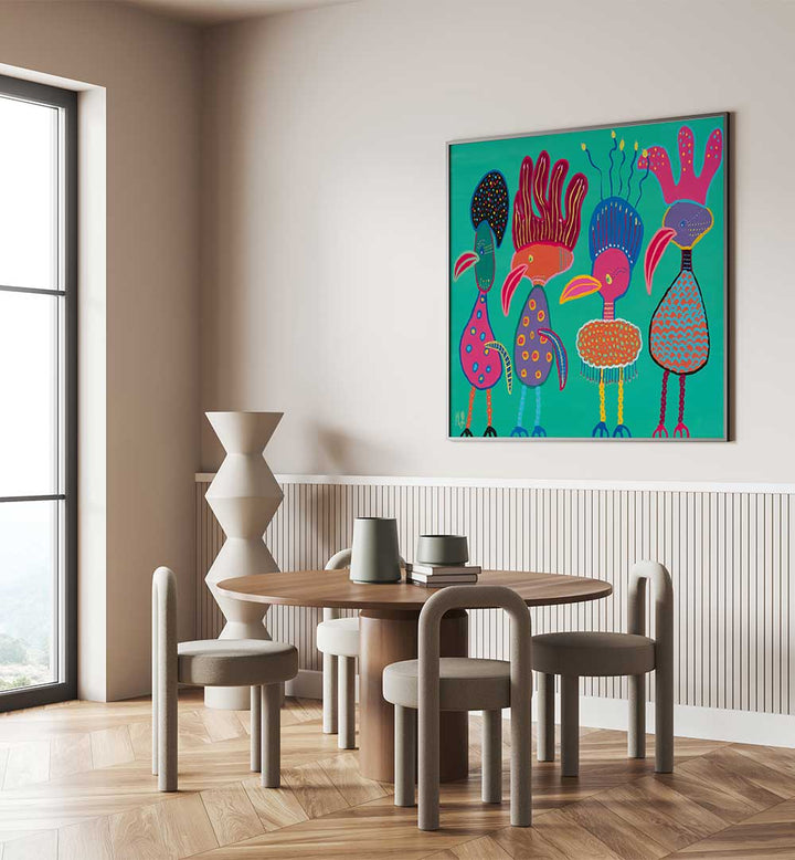 FUNNY HATS , KIDS ROOM PAINTINGS