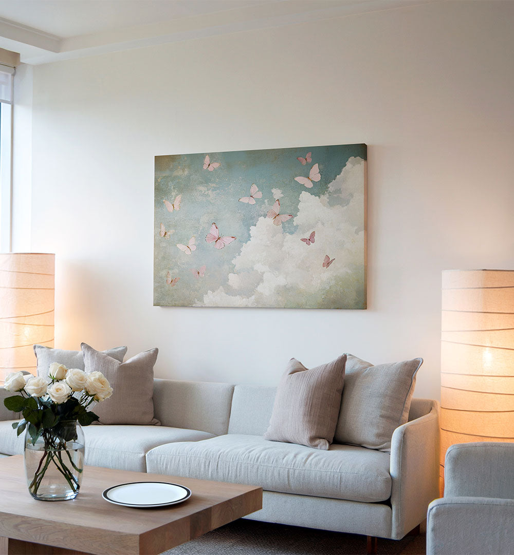 WHIMSICAL BUTTERFLIES , KIDS ROOM PAINTINGS