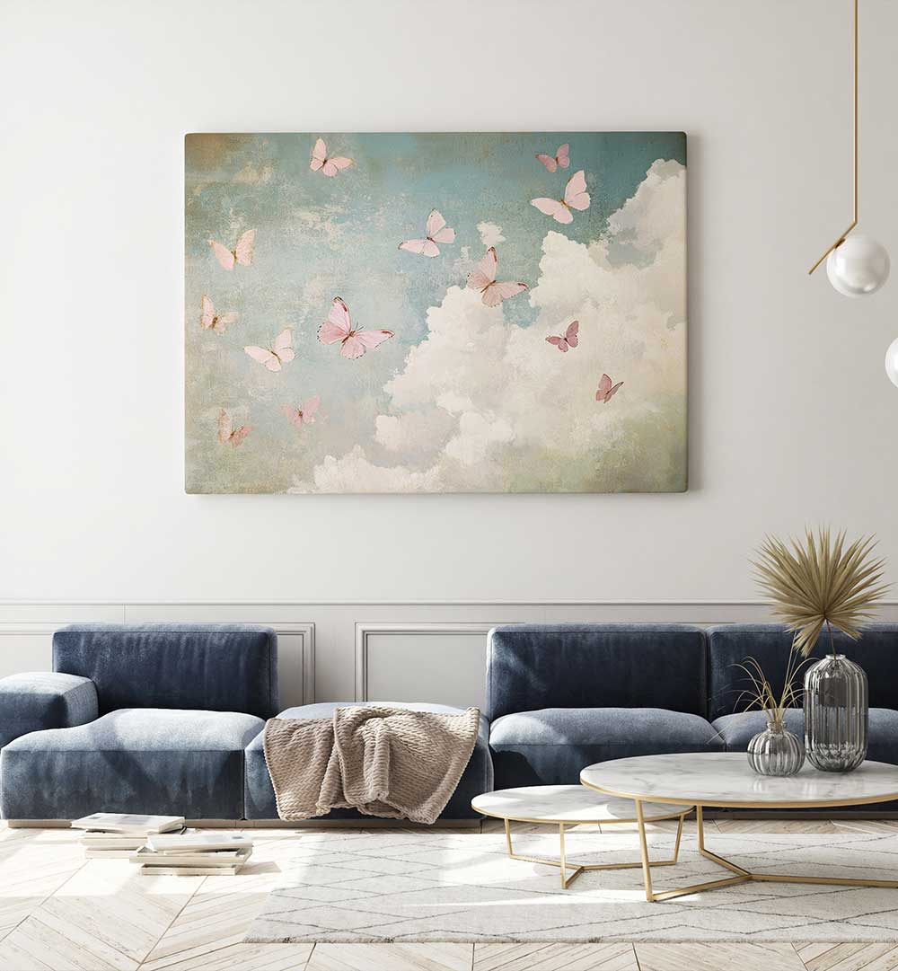 WHIMSICAL BUTTERFLIES , KIDS ROOM PAINTINGS