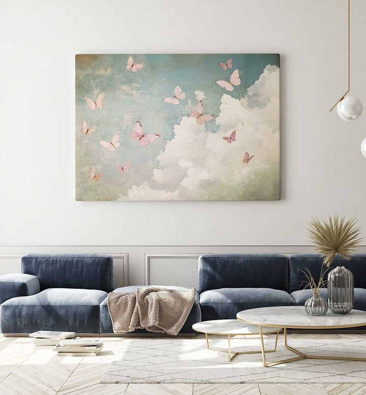 WHIMSICAL BUTTERFLIES , KIDS ROOM PAINTINGS