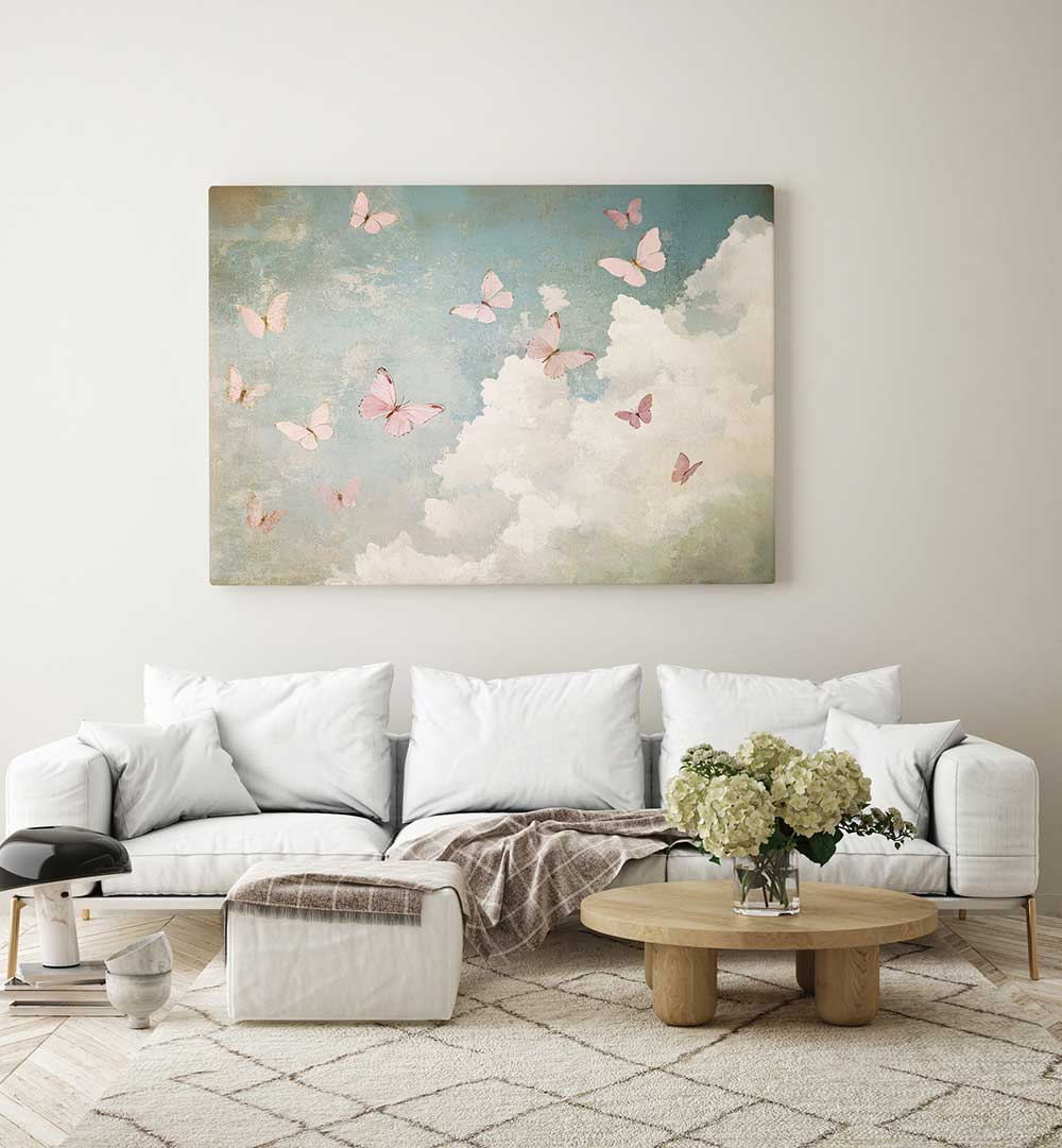 WHIMSICAL BUTTERFLIES , KIDS ROOM PAINTINGS