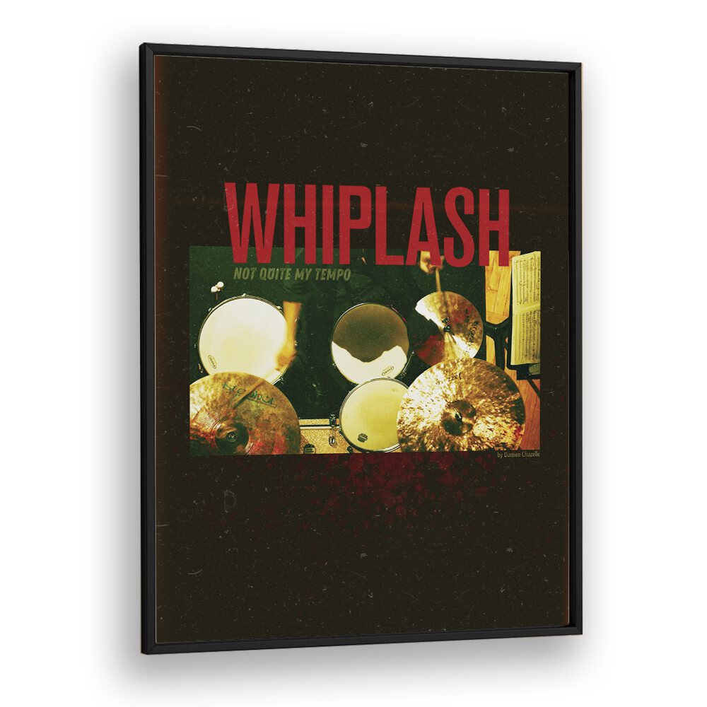 Whiplash by Grishma Korjani Movie Posters in Black Plain Frame