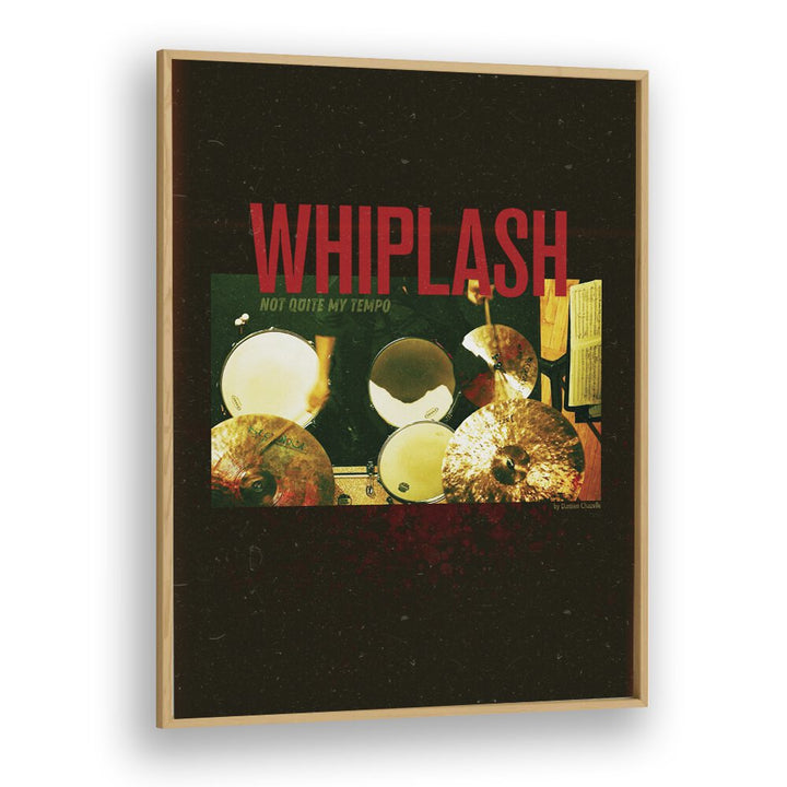 Whiplash by Grishma Korjani Movie Posters in Oak Wood Plain Frame