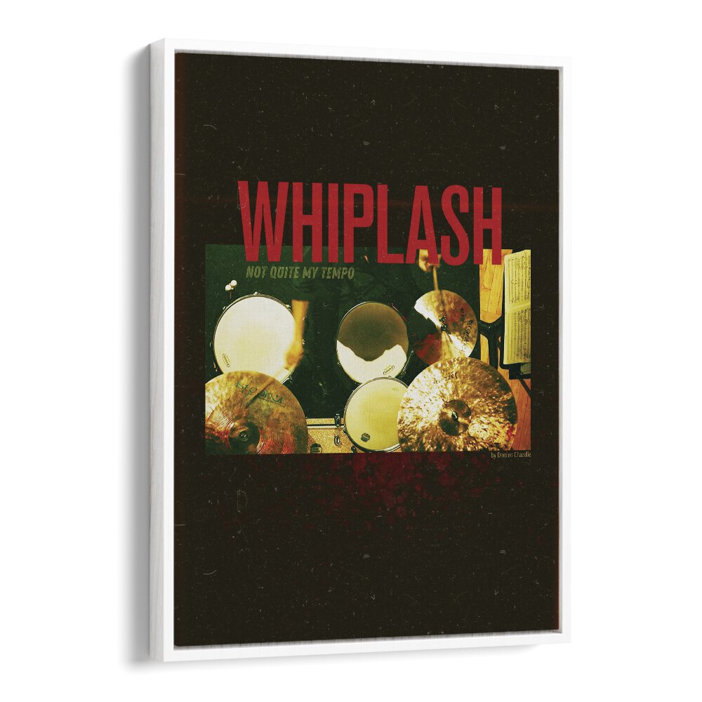 Whiplash by Grishma Korjani Movie Posters in White Floater Frame