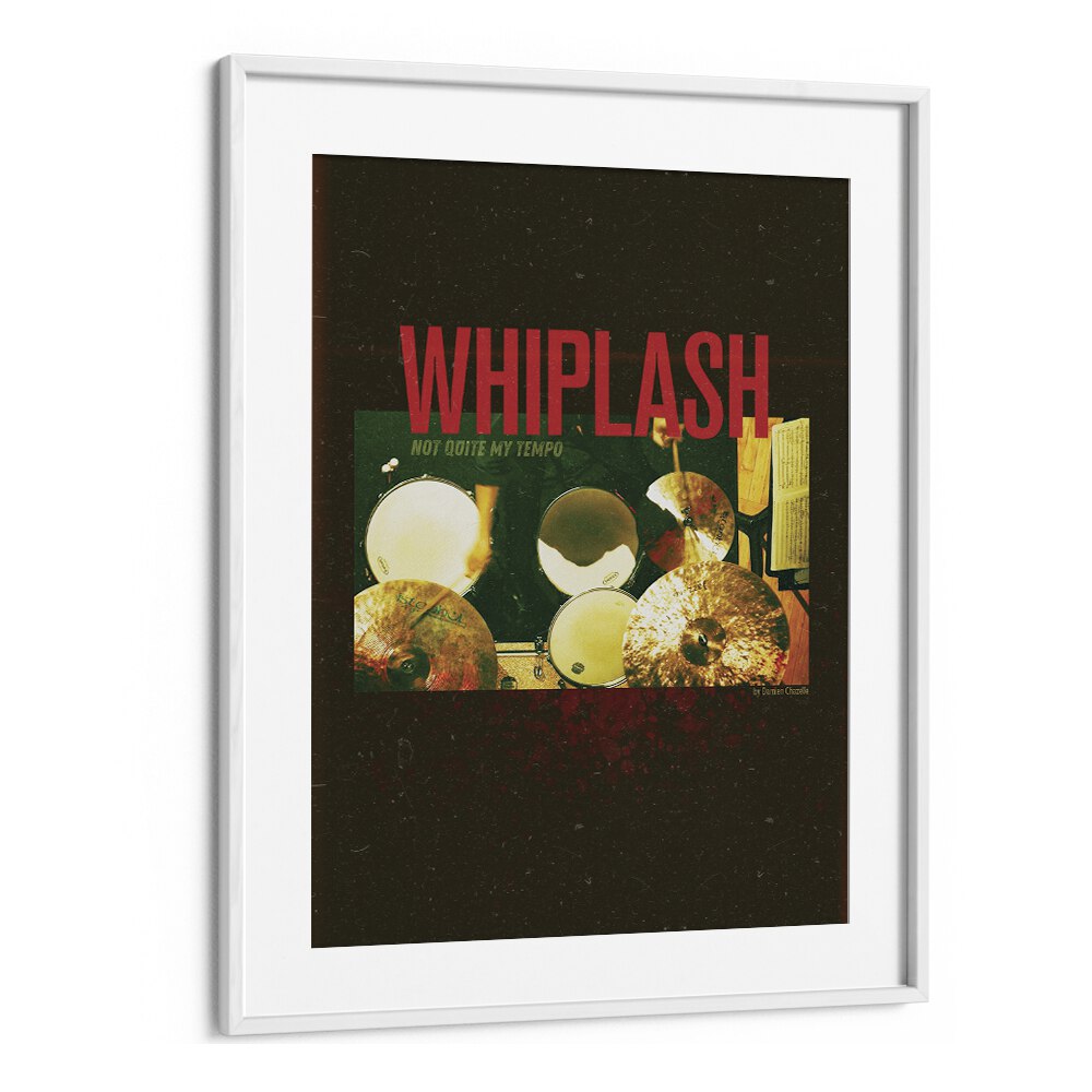 Whiplash by Grishma Korjani Movie Posters in White Frame With Mount