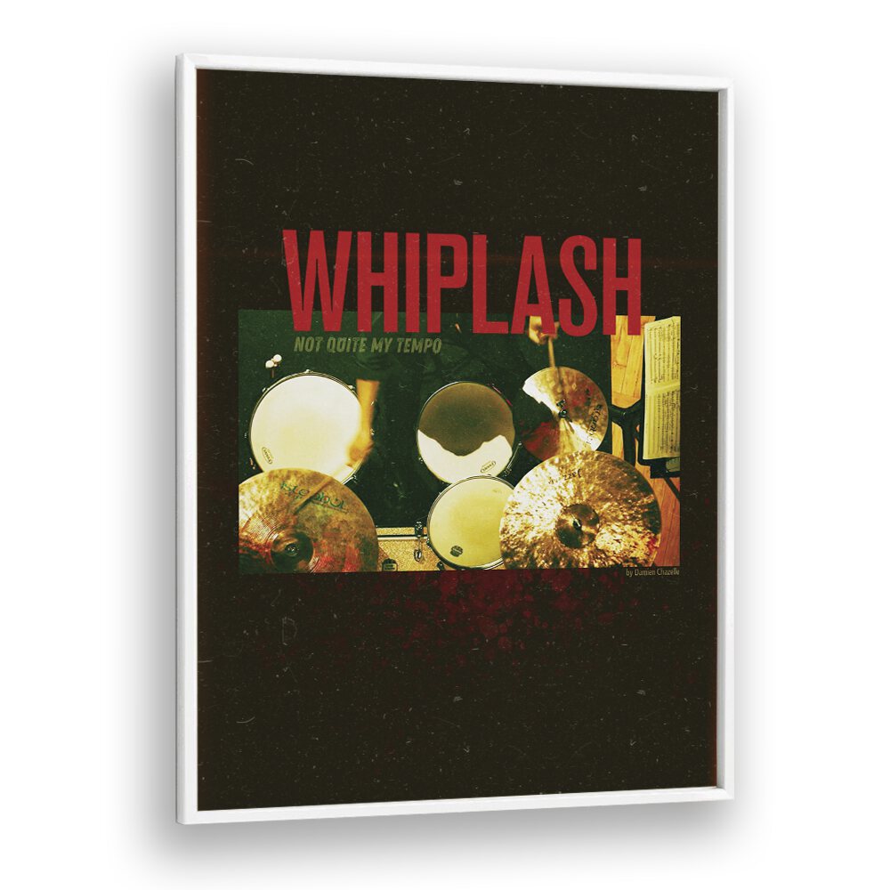 Whiplash by Grishma Korjani Movie Posters in White Plain Frame