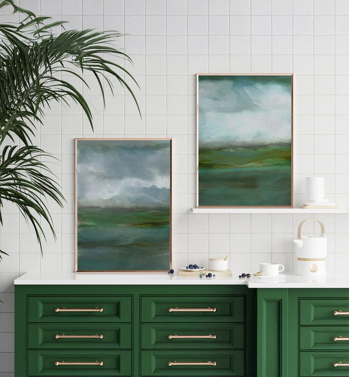 WHISPERING MEADOWS SET , SET OF 2 PAINTINGS