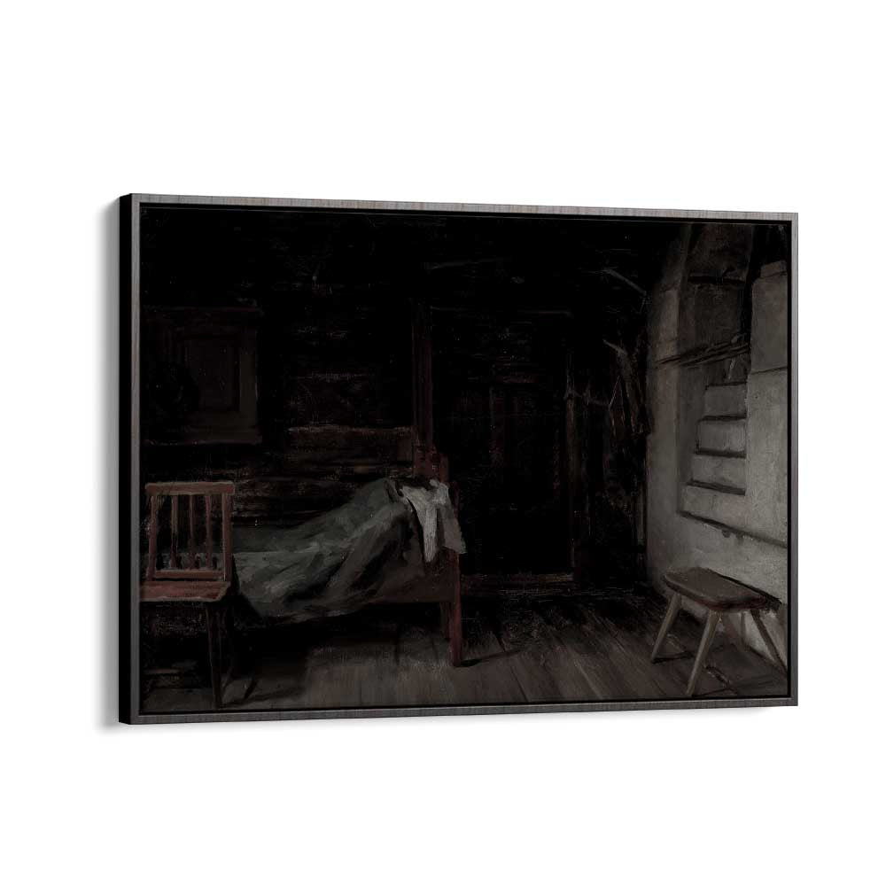 Whispers From The Abyss Tales Of Gothic Intrigue ii Gothic Art Prints in Black Floater Frame