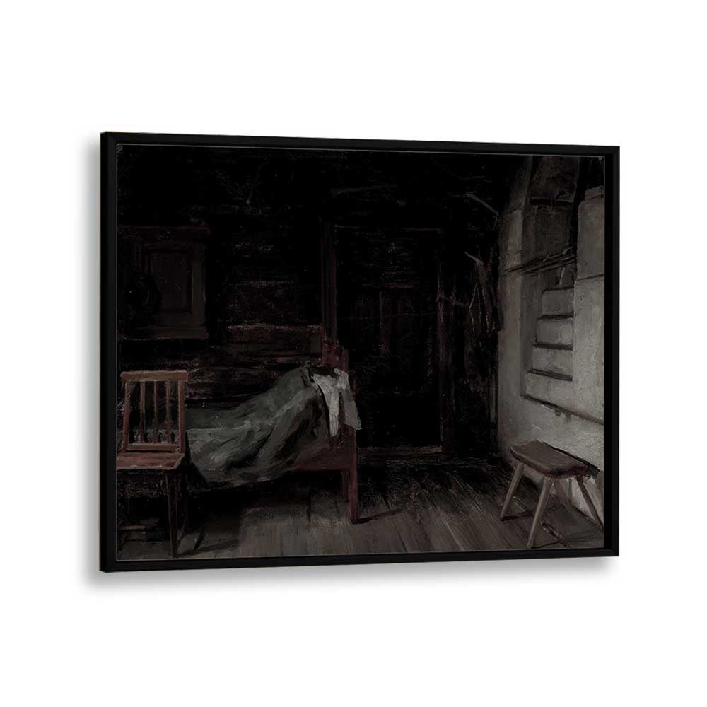 Whispers From The Abyss Tales Of Gothic Intrigue ii Gothic Art Prints in Black Plain Frame