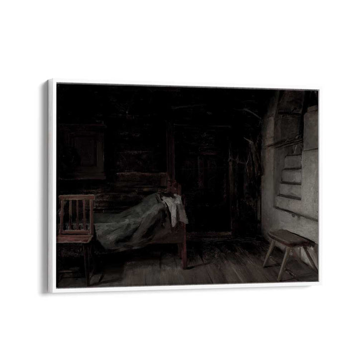 Whispers From The Abyss Tales Of Gothic Intrigue ii Gothic Art Prints in White Floater Frame