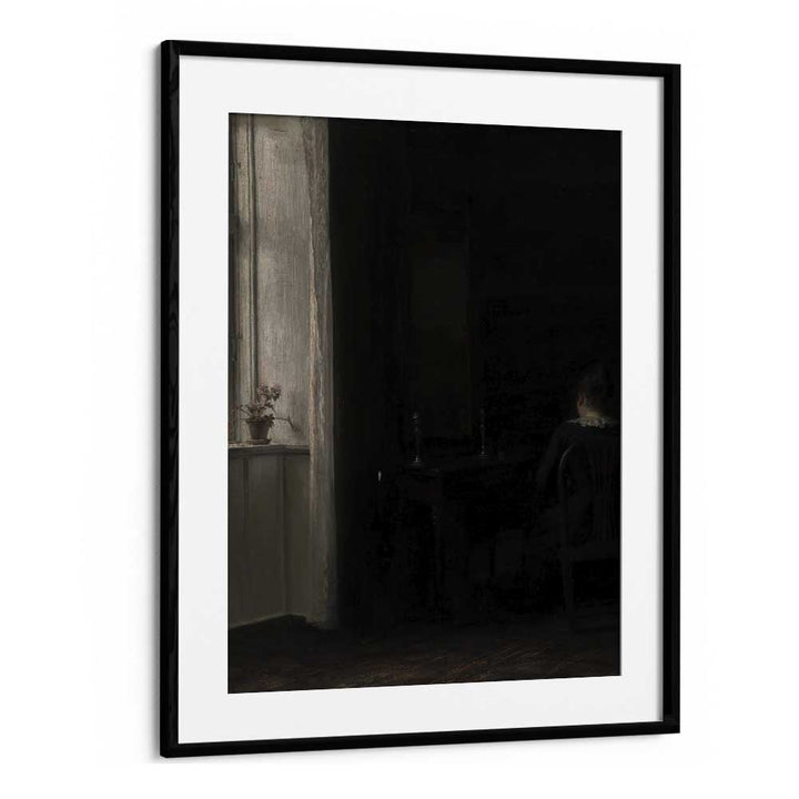 Whispers From The Abyss Tales Of Gothic Intrigue iv Gothic Art Prints in Black Frame With Mount