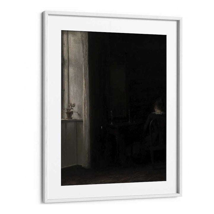 Whispers From The Abyss Tales Of Gothic Intrigue iv Gothic Art Prints in White Frame With Mount