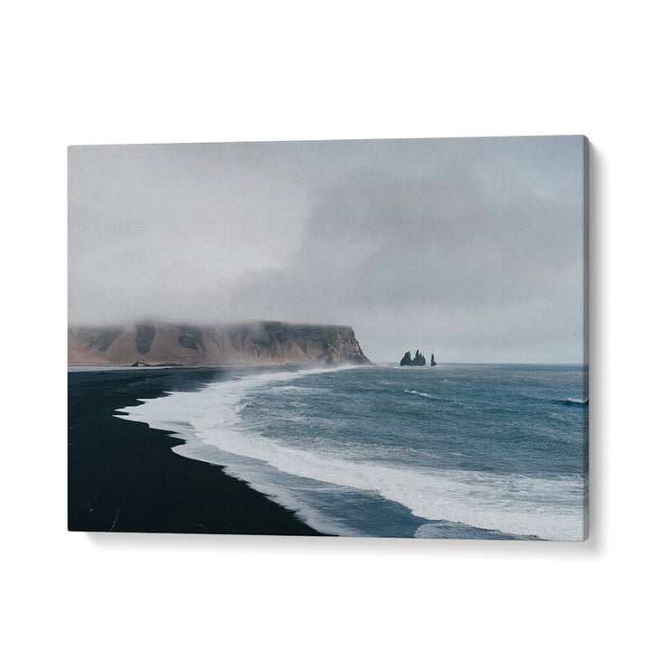 White Crest Cadence Beach Prints Coastal Wall Art in Gallery Wrap